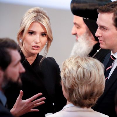 Ivanka Trump ja puoliso Jared Kushner (oik.) osallistuivat Münchenin turvallisuuskokoukseen helmikuussa.