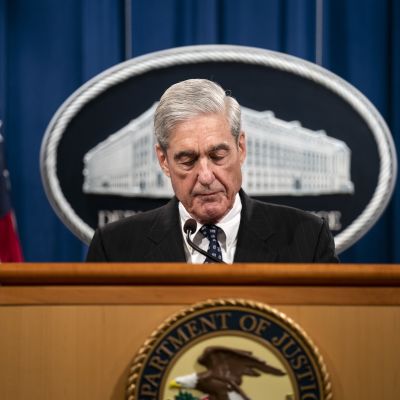 Erikoissyyttäjä Robert Mueller puhui Venäjä-tutkinnasta oikeusministeriössä toukokuun lopussa. Kyseessä oli ensimmäinen kerta, kun hän puhui julkisesti tutkinnastaan.