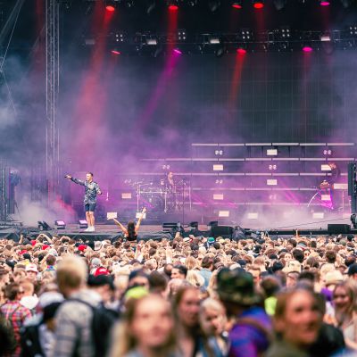 Reino Nordin esiintymässä Ruisrockissa