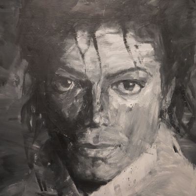 Yan Pei Ming, In Memory of Michael Jackson