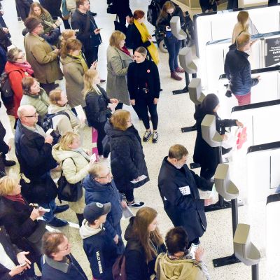 Helsingin kirjamessut Messukeskuksessa Helsingissä 27. lokakuuta.