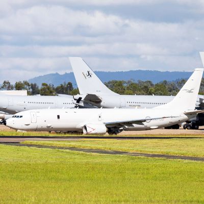 Australian ilmavoimien koneita Amberleyn lentotukikohdassa Queenslandissa.