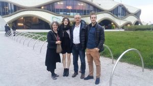 Filip Valenčičs familj, mamma Polonca, systern Brina, pappa Marko och brodern Jaša. Fotbollsspelaren Filip Valenčičs familj.