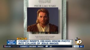 Många förväxlar redan nu Obi-Wan Kenobi (Ewan McGregor) från Stjärnornas krig med Jesus. Bild av Obi-Wan Kenobi från Stjärnornas krig.