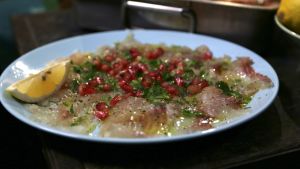Snabbgravad sikcarpaccio Snabbgravad sikcarpaccio