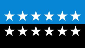 Europeiska kol- och stålgemenskapen (1952-2002) hade en egen flagga. Europeiska kol- och stålgemenskapens flagga