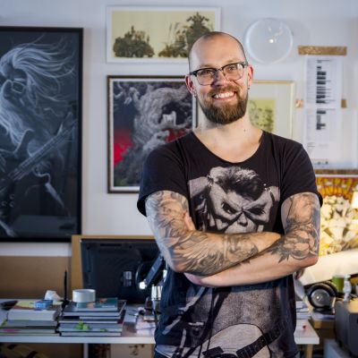 JP Ahonen sarjakuvataiteilija