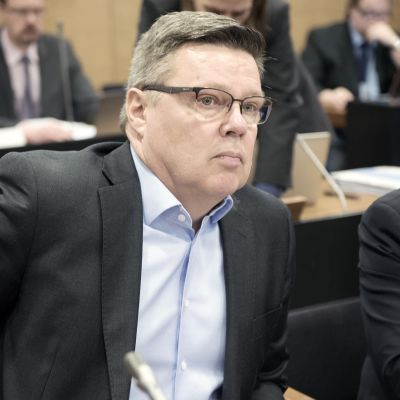 Jari Aarnio Helsingin hovioikeudessa.