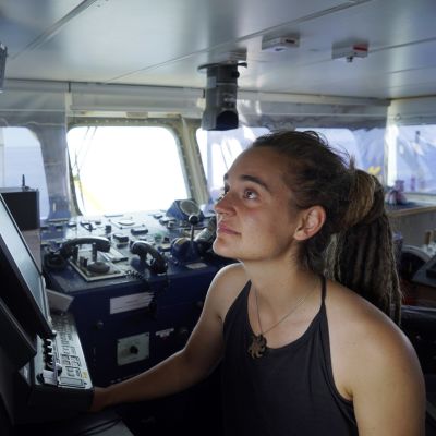 Sea-Watch-aluksen kapteeni Carola Rackete.