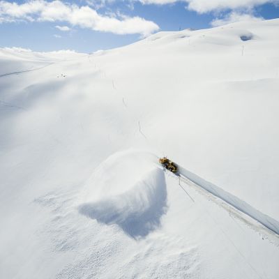 Lumitietä avataan Norjassa