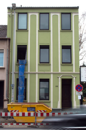 Joseph Goebbels barndomshem på Odenkirchener Straße 202 (= 186 på hans tid) Goebbels barndomshem i Mönchengladbach