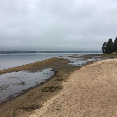Kuortaneenjärvi on ennätyksellisen alhaalla.