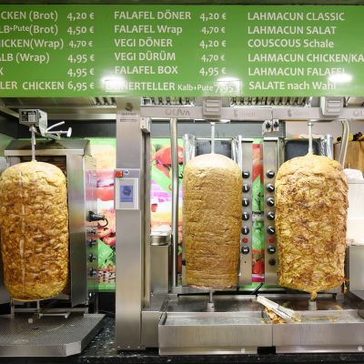 Kebabkioski Saksan Münchenissä.