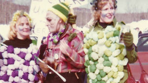 St. Urho's Day har vid det här läget väl befästa traditioner. Här ser vi firande från 70-talet. St Urho's Day