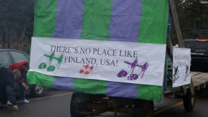 Världens bästa plats på jorden är tydligen Finland. Yta: 14 kvadratkilometer. Invånarantal: 195. St Urho's Day