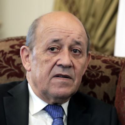 Ranskan ulkoministeri Jean-Yves Le Drian kuvattuna Kairossa, Egyptissä syyskuussa 2019.