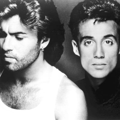 Wham-yhtye eli George Michael ja Andrew Ridgeley vuonna 1986.