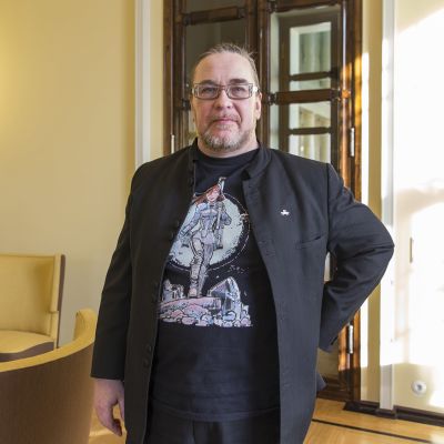 Vihreiden kansanedustaja Jyrki Kasvi.