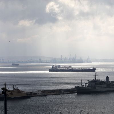 Gibraltarin satama.