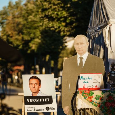 Kuvassa on Venäjän lähetystö Berliinissä.