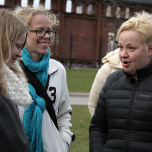 Katri Manninen Lenitan kuvauksissa