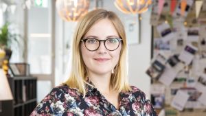 Jessica Westin ser inte behov av fler regler för influencers. Porträtt av Jessica Westin på United Screens.