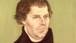 Martti Luther. Maalaus Lucas Cranach the Elder.