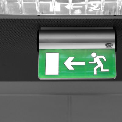 Exit-kyltti toimistossa.
