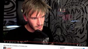 PewDiePie ilmoitti videollaan mahdollisesti lopettavansa kanavansa. // Kuva: Kuvakaappaus PewDiePien videolta.