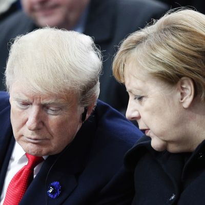 Donald Trump ja Angela Merkel