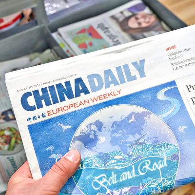 China Daily -sanomalehden eurooppalainen painos.