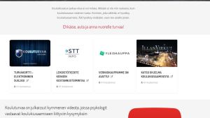 En skärmdump av Kouluturvaas nätsida. 