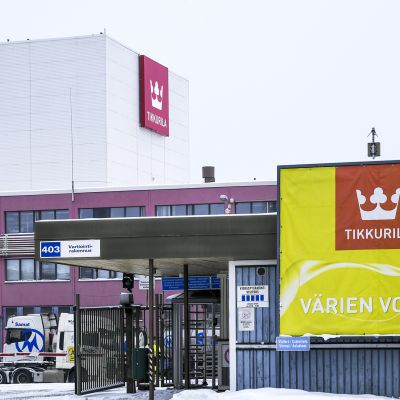 Tikkurilan maalitehdas Vantaalla.