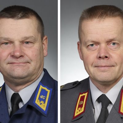 Juha-Pekka Keränen (vas.) ja Timo Saarinen.