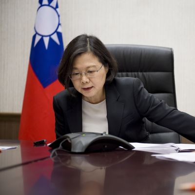 Taiwans president Tsai Ing-wen i telefonsamtal med Donald Trump.