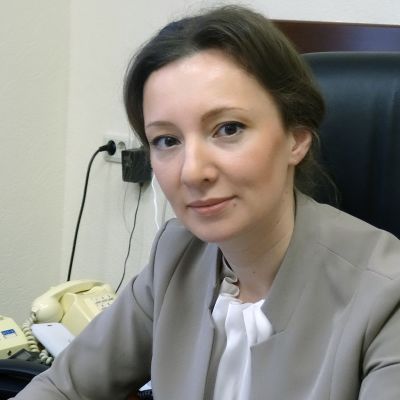 Venäjän lapsiasiavaltuutettu Anna Kuznetsova.