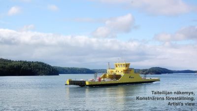 Ny hybridfärja mellan Pargas och Nagu