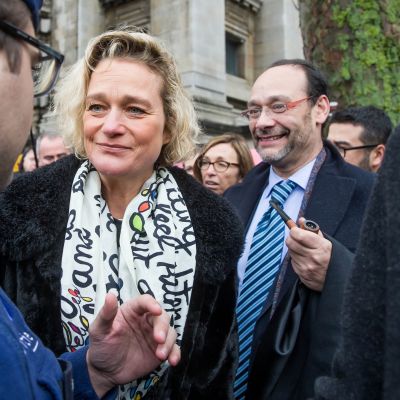 Delphine Boël on vuosia vaatinut selvyyttä siihen, onko Belgian entinen kuningas Albert II hänen biologinen isänsä. Tässä Boël helmikuussa 2017.