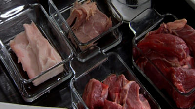 Ingredienser till lammkorv