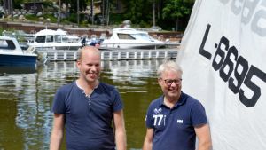 Robert Strandberg och Dick Lundmark är ivriga inför dagen. Robert Strandberg och Dick Lundmark