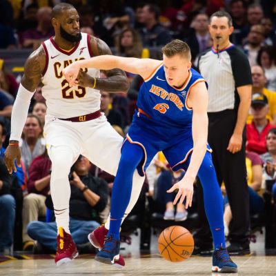 LeBron James ja Kristaps Porzingis.