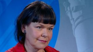Arkivbild av Marketta Mattila. Marketta Mattila, De Gröna, Sibbo, kandidat i riksdagsvalet 2015.