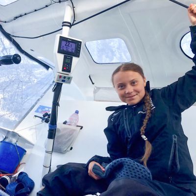 Greta Thunberg postaama kuva Twitterissä