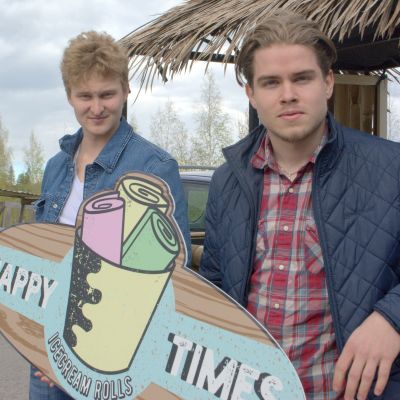Eliel Pohjolainen ja Joona Välipakka.