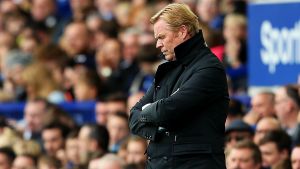 Ronald Koeman börjar ha det allt tuffare som Evertons tränare. Ronald Koeman.
