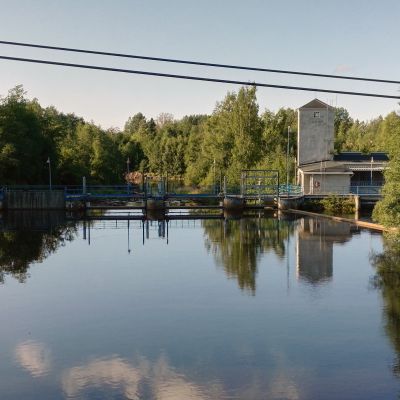 Pirttikosken pato ja vesivoimala Kaustisella