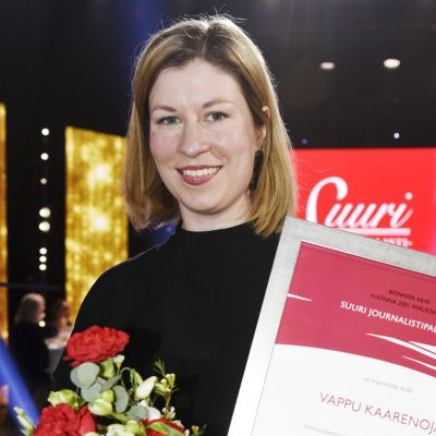 Vuoden Journalisti, Suomen Kuvalehden Vappu Kaarenoja..