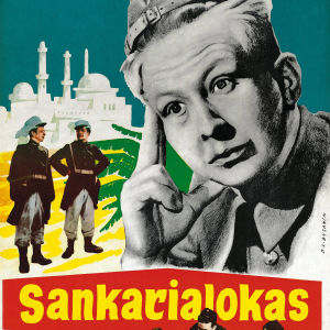 Mainosjuliste elokuvasta Sankarialokas.