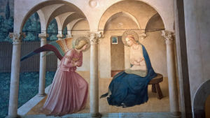 Marian ilmestys San Marcon luostarissa Firenzessä
