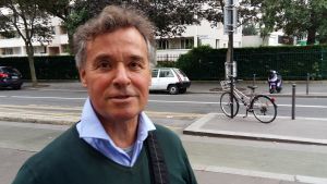Vincent identifierar sig som en besviken Hollande-anhängare Vincent intervjuades om franska ex-presidenten Hollande